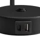 TK Lighting Lagos USB fekete-arany falikar (TK-10201) G9 1 izzós IP20