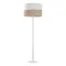 TK Lighting Linobianco fehér-barna állólámpa (TK-5241) E27 1 izzós IP20