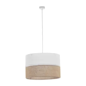 TK Lighting Linobianco fehér-barna függesztett lámpa (TK-6573) E27 3 izzós IP20