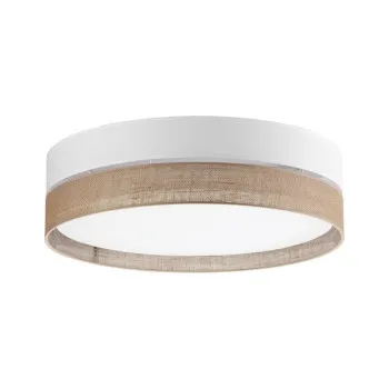 TK Lighting Linobianco fehér-barna mennyezeti lámpa (TK-6578) E27 4 izzós IP20
