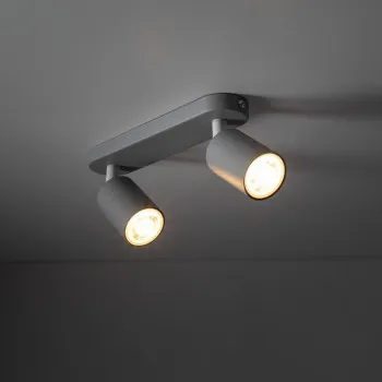 TK Lighting Livia szürke mennyezeti lámpa (TK-10241) GU10 2 izzós IP20