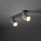 TK Lighting Livia szürke mennyezeti lámpa (TK-10241) GU10 2 izzós IP20