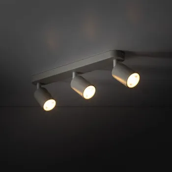 TK Lighting Livia szürke mennyezeti lámpa (TK-10242) GU10 3 izzós IP20
