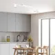 TK Lighting Logan fehér mennyezeti spotlámpa (TK-4570) GU10 3 izzós IP20