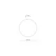 TK Lighting Luna fekete fali lámpa (TK-6012) G9 2 izzós IP20