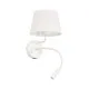TK Lighting Maja fehér falikar (TK-10204) E27+G9 2 izzós IP20