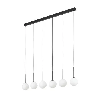 TK Lighting Martin fehér-fekete függesztett lámpa (TK-4504) G9 6 izzós IP20 TK Lighting Martin fehér-fekete függesztett lámpa (TK-4504) G9 6 izzós IP20