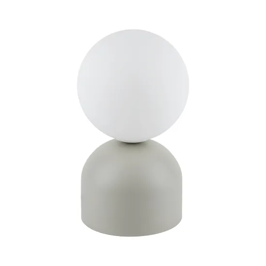 TK Lighting Miki szürke-fehér asztali lámpa (TK-16038) G9 1 izzós IP20