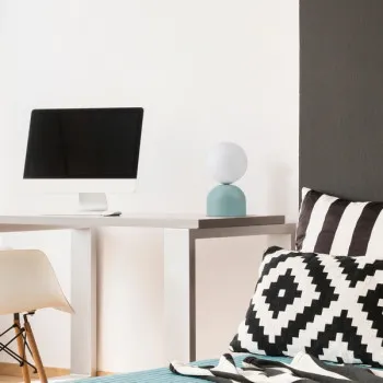 TK Lighting Miki kék-fehér asztali lámpa (TK-16039) G9 1 izzós IP20