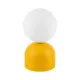TK Lighting Miki sárga-fehér asztali lámpa (TK-16040) G9 1 izzós IP20