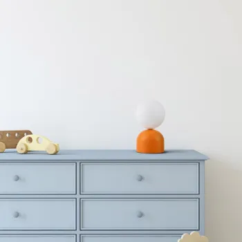 TK Lighting Miki narancs-fehér asztali lámpa (TK-16041) G9 1 izzós IP20