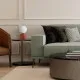 TK Lighting Miki réz-fehér asztali lámpa (TK-16042) G9 1 izzós IP20