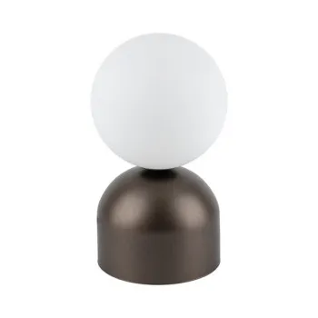 TK Lighting Miki barna-fehér asztali lámpa (TK-16043) G9 1 izzós IP20