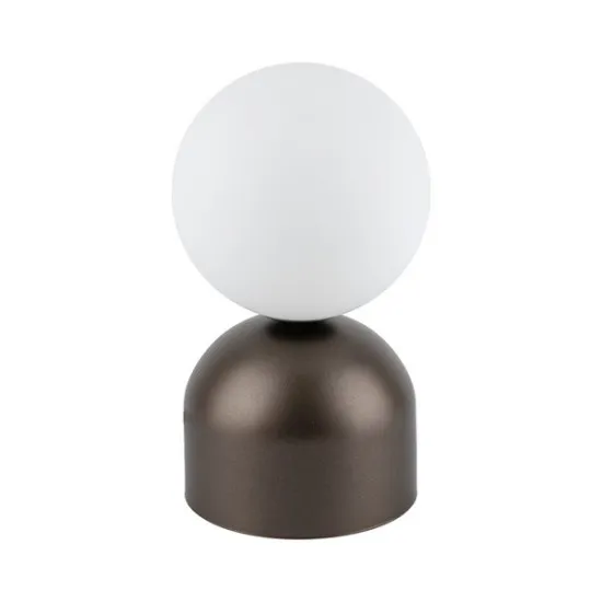 TK Lighting Miki barna-fehér asztali lámpa (TK-16043) G9 1 izzós IP20