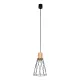 TK Lighting Modesto fekete-barna függesztett lámpa (TK-10155) GU10 1 izzós IP20