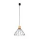 TK Lighting Modesto fekete-barna függesztett lámpa (TK-10156) GU10 1 izzós IP20