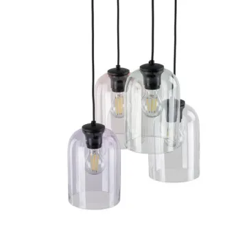 TK Lighting Molly átlátszó-színes függesztett lámpa (TK-10301) E27 4 izzós IP20 TK Lighting Molly átlátszó-színes függesztett lámpa (TK-10301) E27 4 izzós IP20