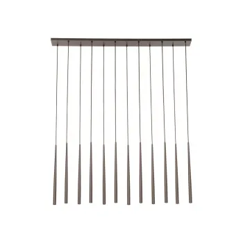 TK Lighting Piano barna függesztett lámpa (TK-10111) G9 12 izzós IP20