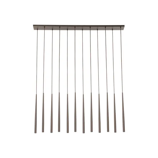 TK Lighting Piano barna függesztett lámpa (TK-10111) G9 12 izzós IP20