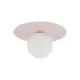 TK Lighting Pixi rózsaszín-fehér mennyezeti lámpa (TK-10228) G9 1 izzós IP20