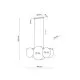 TK Lighting Pulse fehér-barna függesztett lámpa (TK-10005) E27 3 izzós IP20
