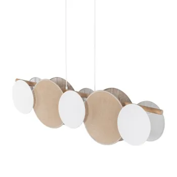 TK Lighting Pulse fehér-barna függesztett lámpa (TK-4815) E27 5 izzós IP20
