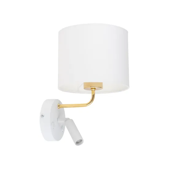 TK Lighting Richi fehér-arany falikar (TK-1370) E27+G9 2 izzós IP20