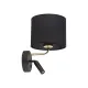 TK Lighting Richi fekete-arany falikar (TK-4234) E27+G9 2 izzós IP20