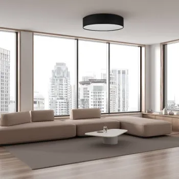 TK Lighting Rondo fekete mennyezeti lámpa (TK-1587) E27 4 izzós IP20