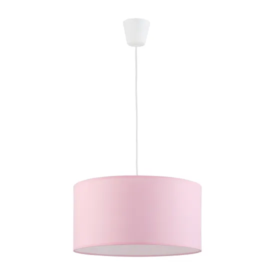 TK Lighting Rondo rózsaszín-fehér függesztett lámpa (TK-3231) E27 1 izzós IP20