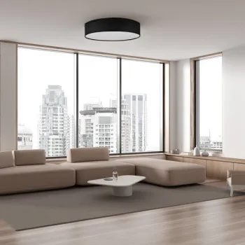 TK Lighting Rondo fekete mennyezeti lámpa (TK-4409) E27 6 izzós IP20