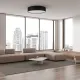 TK Lighting Rondo fekete mennyezeti lámpa (TK-4409) E27 6 izzós IP20