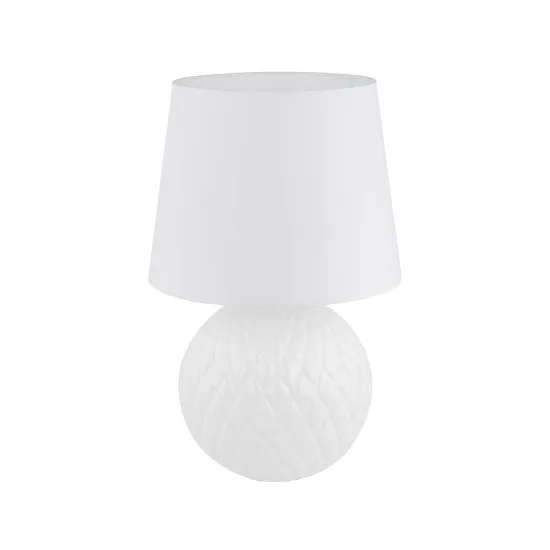 TK Lighting Santana fehér asztali lámpa (TK-16046) E27 1 izzós IP20