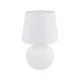 TK Lighting Santana fehér asztali lámpa (TK-16046) E27 1 izzós IP20