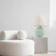 TK Lighting Santana kék-bézs asztali lámpa (TK-5904) E27 1 izzós IP20