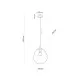 TK Lighting Sol átlátszó függesztett lámpa (TK-4262) E27 1 izzós IP20