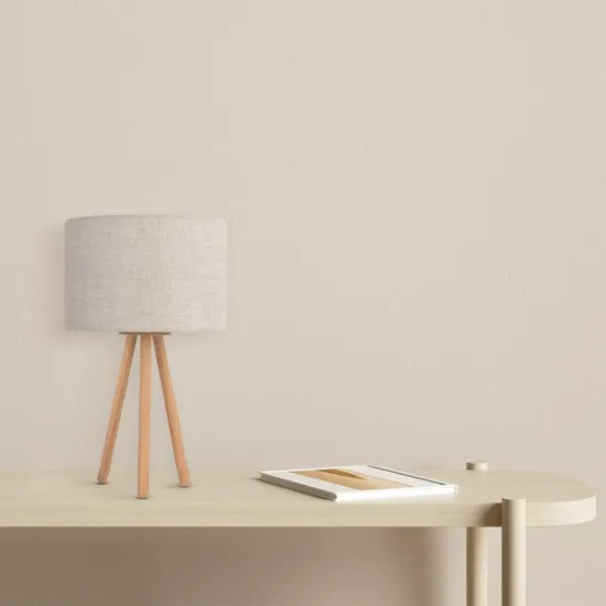 TK Lighting Tokyo szürke-barna asztali lámpa (TK-5291) E27 1 izzós IP20