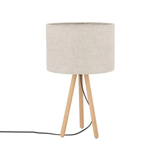 TK Lighting Tokyo szürke-barna asztali lámpa (TK-5291) E27 1 izzós IP20