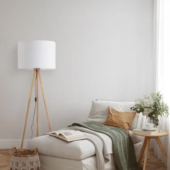 TK Lighting Tokyo fehér-barna állólámpa (TK-5299) E27 1 izzós IP20