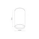 TK Lighting Top fekete mennyezeti spotlámpa (TK-5764) GU10 1 izzós IP20