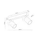 TK Lighting Top arany-fekete mennyezeti spotlámpa (TK-5967) GU10 2 izzós IP20