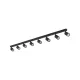 TK Lighting Top fekete mennyezeti spotlámpa (TK-6179) GU10 8 izzós IP20