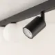 TK Lighting Vox fekete mennyezeti lámpa (TK-10002) GU10+G9 4 izzós IP20