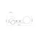 TK Lighting Vox fekete falikar (TK-10148) GU10+G9 2 izzós IP20