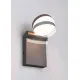 Trio Adour anracit-fehér LED kültéri falikar (TRI-245560142) LED 1 izzós IP44