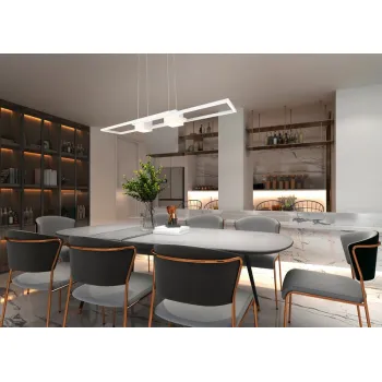 Trio Albany fehér LED függesztett lámpa (TRI-347710431) LED 1 izzós IP20 Trio Albany fehér LED függesztett lámpa (TRI-347710431) LED 1 izzós IP20