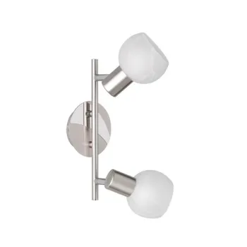 Trio Antibes matt-nikkel-fehér mennyezeti spotlámpa (TRI-R80172007) E14 2 izzós IP20 Trio Antibes matt-nikkel-fehér mennyezeti spotlámpa (TRI-R80172007) E14 2 izzós IP20