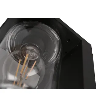 Trio Ardila fekete-átlátszó kültéri állólámpa (TRI-511660132) E27 1 izzós IP44