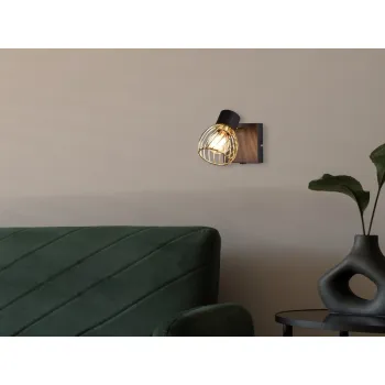 Trio Ardon fekete-arany fali spotlámpa (TRI-R81381080) E14 1 izzós IP20 Trio Ardon fekete-arany fali spotlámpa (TRI-R81381080) E14 1 izzós IP20