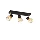 Trio Ardon fekete-arany mennyezeti spotlámpa (TRI-R81383080) E14 3 izzós IP20